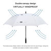 Picture of G4Free 62 Inch Automatic Open Golf Umbrella Extra Large Oversize Double Canopy Vented Windproof Waterproof Stick Umbrellas(White)