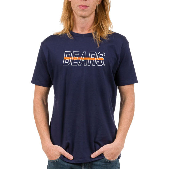 Picture of Junk Food Clothing x NFL - Chicago Bears - Championship Drive - Unisex Adult Short Sleeve Fan T-Shirt for Men and Women - Size X-Large