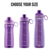 Picture of Pogo BPA-Free Tritan Plastic Water Bottle with Chug Lid, 40 Oz, Purple