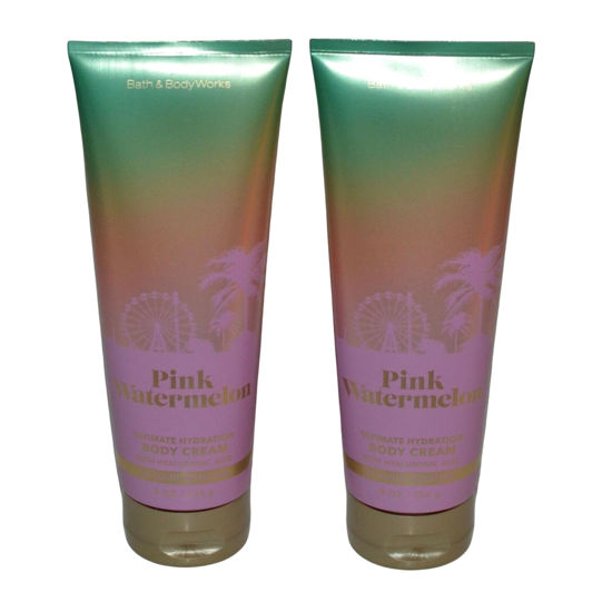 Picture of Bath & Body Works Ultimate Hydration Body Cream Pack of 2 (Pink Watermelon)