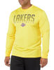 Picture of Ultra Game NBA Men's Super Soft Game Day Long Sleeve T-Shirt, Los Angeles Lakers, Team Color, Small