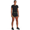 Picture of Under Armour womens Play Up 3.0 Shorts , (051) Black / Lime Surge / Lime Surge , XX-Large