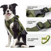 Picture of WINGOIN Tactical Dog Harness for Large Dogs, Heavy Duty No Pull Dog Harness with Handle, Adjustable Reflective Military K9 German Shepherd Big Size Dog Vest for Training, Walking, Hiking, Green (L)