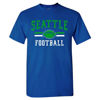 Picture of Seattle Football Men's Vintage Fan T-Shirt (Royal T-Shirt, L)