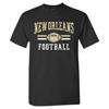 Picture of New Orleans Football Men's Vintage Fan T-Shirt (Black T-Shirt, XL)