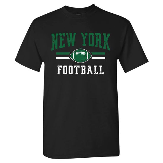 Picture of New York Football Men's Vintage Fan T-Shirt (Black T-Shirt, L)