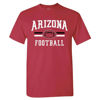 Picture of Arizona Football Men's Vintage Fan T-Shirt (Cardinal T-Shirt, S)