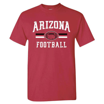 Picture of Arizona Football Men's Vintage Fan T-Shirt (Cardinal T-Shirt, S)