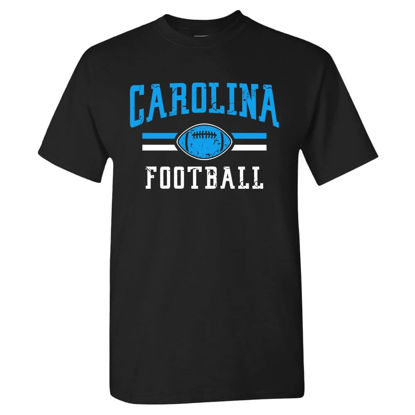 Picture of Carolina Football Men's Vintage Fan T-Shirt (Black T-Shirt, M)