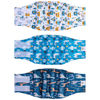 Picture of CuteBone Dog Diapers Male Washable Belly Band for Male Dogs Wraps 3pcs a Pack DM43L