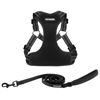 Picture of Best Pet Supplies Voyager Adjustable Dog Harness Leash Set with Reflective Stripes for Walking Heavy-Duty Full Body No Pull Vest with Leash D-Ring, Breathable All-Weather - Harness (Black), XS