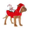 Picture of BWOGUE Santa Dog Costume Christmas Pet Clothes Santa Claus Riding Pet Cosplay Costumes Party Dressing up Dogs Cats Outfit for Small Medium Large Dogs Cats