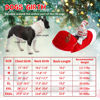 Picture of BWOGUE Santa Dog Costume Christmas Pet Clothes Santa Claus Riding Pet Cosplay Costumes Party Dressing up Dogs Cats Outfit for Small Medium Large Dogs Cats