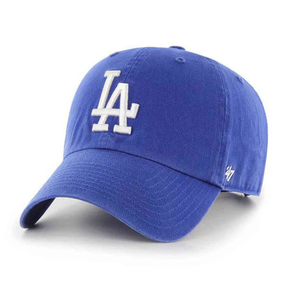 Picture of 47 Brand Los Angeles LA Dodgers Clean Up Hat Cap Home Royal/White