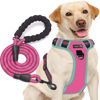 Picture of tobeDRI No Pull Dog Harness Adjustable Reflective Oxford Easy Control Medium Large Harness with A Free Heavy Duty 5ft Leash