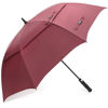 Picture of G4Free 62 Inch Large Automatic Open Golf Umbrella Extra Oversize Double Canopy Vented Windproof Stick Umbrellas Waterproof (Wine Red)