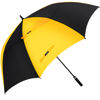 Picture of G4Free 62 Inch Automatic Open Golf Long Umbrella Extra Large Oversize Double Canopy Vented Windproof Waterproof Stick Umbrellas (Black/Yellow)