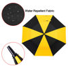 Picture of G4Free 62 Inch Automatic Open Golf Long Umbrella Extra Large Oversize Double Canopy Vented Windproof Waterproof Stick Umbrellas (Black/Yellow)