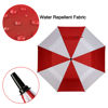 Picture of G4Free 62 Inch Automatic Open Golf Umbrella Extra Large Oversize Double Canopy Vented Windproof Waterproof Stick Umbrellas (Red/White)