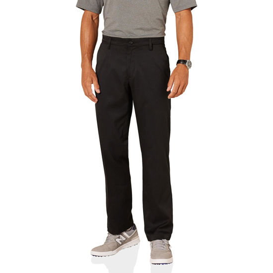 Picture of Amazon Essentials Men's Classic-Fit Stretch Golf Pant (Available in Big & Tall), Black, 31W x 34L