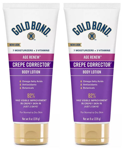 Picture of Gold Bond Ultimate Crepe Corrector 8 oz, Age Defense Smoothing Concentrate Skin Therapy Lotion (Pack of 2)