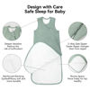 Picture of BubblePanda Rayon Made from Bamboo Sleep Sack 0-6 Months 1.0 Tog Soft Toddler Sleeping Sack 3-6 Months for Infant Newborn Babies 2-Way Zipper Baby Wearable Blanket 0-3 Months