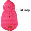 Picture of Vecomfy Fleece Lining Extra Warm Dog Hoodie in Winter for Large Dogs Jacket Pet Coats with Hooded Pink XL