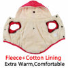 Picture of Vecomfy Fleece Lining Extra Warm Dog Hoodie in Winter for Large Dogs Jacket Pet Coats with Hooded Pink XL