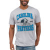 Picture of Junk Food Clothing x NFL - Carolina Panthers - Team Helmet - Unisex Adult Short Sleeve Fan T-Shirt for Men and Women - Size Large