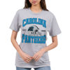 Picture of Junk Food Clothing x NFL - Carolina Panthers - Team Helmet - Unisex Adult Short Sleeve Fan T-Shirt for Men and Women - Size Large