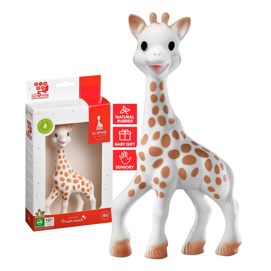 Picture of Sophie la girafe, Fresh Touch | Handcrafted for 60 Years in France | Natural Rubber | Designed for Teething Babies | Awaken All 5 Senses | Easy to Clean