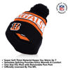 Picture of Ultra Game NFL Mens Womens Super Soft Winter Beanie Knit Hat With Extra Warm Touch Screen Gloves, Cincinnati Bengals