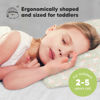 Picture of Toddler Pillow with Pillowcase - 13x18 My Little Dreamy Pillow, Organic Cotton Toddler Pillows for Sleeping, Kids Pillow, Travel Pillows, Mini Pillow, Nursery Pillow, Toddler Bed Pillow (Grace)