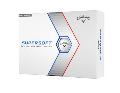 Picture of Callaway Golf Supersoft Golf Balls (2023 Version, White)