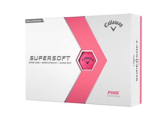 Picture of Callaway Golf Supersoft Golf Balls (2023 Version, Pink)