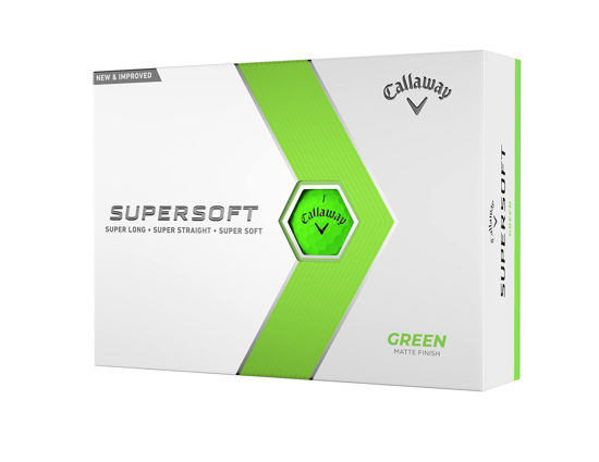 Picture of Callaway Golf Supersoft Golf Balls (2023 Version, Green)