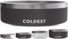 Picture of Coldest Dog Bowl - Anti Rust Metal & Non Slip Dog Bowls Large, Spill Proof Heavy Duty 3 Layers Insulated Dog Bowl - Food and Water Bowl for Dogs, Cats & Pets, Dishwasher Safe (42 oz, Stealth Black)