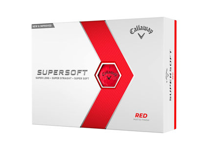 Picture of Callaway Golf Supersoft Golf Balls (2023 Version, Red)