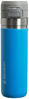 Picture of Stanley Quick Flip GO Water Bottle 24 OZ | Push Button Lid | Leakproof & Packable for Travel & Sports | Insulated Stainless Steel | BPA-Free | Azure