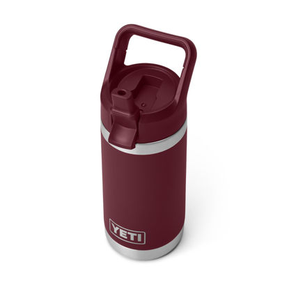 Picture of YETI Rambler Jr. 12 oz Kids Bottle, with Straw Cap, Wild Vine Red