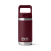 Picture of YETI Rambler Jr. 12 oz Kids Bottle, with Straw Cap, Wild Vine Red