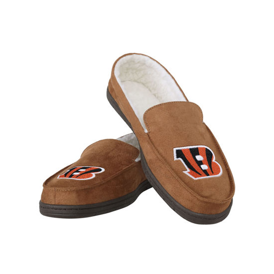 Picture of FOCO Cincinnati Bengals NFL Mens Exclusive Beige Moccasin - S