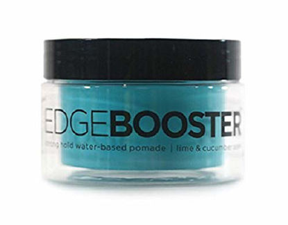 Picture of Style Factor Edge Booster Strong Hold Water-Based Pomade 3.38oz-Cucumber Lime Scent (2 Pack)