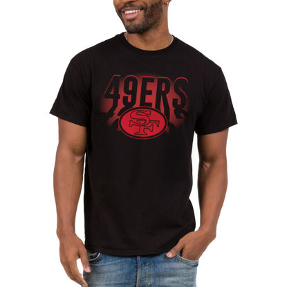 Picture of Junk Food Clothing x NFL - San Francisco 49ers - Team Spotlight - Unisex Adult Short Sleeve Fan T-Shirt for Men and Women - Size Small