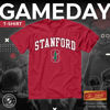 Picture of Campus Colors NCAA Adult Gameday Cotton T-Shirt - Premium Quality - Semi-Fitted Style - Officially Licensed Product (Stanford Cardinal - Red, Large)