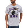 Picture of Junk Food Clothing x NFL - Baltimore Ravens - Team Helmet - Unisex Adult Short Sleeve Fan T-Shirt for Men and Women - Size Medium