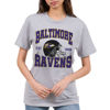 Picture of Junk Food Clothing x NFL - Baltimore Ravens - Team Helmet - Unisex Adult Short Sleeve Fan T-Shirt for Men and Women - Size Medium