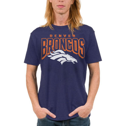 Picture of Junk Food Clothing x NFL - Denver Broncos - Bold Logo - Unisex Adult Short Sleeve Fan T-Shirt for Men and Women - Size Small