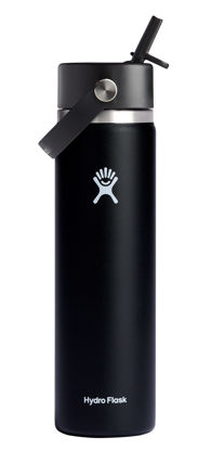 Picture of Hydro Flask Wide Flex Straw Cap Black 24 Oz