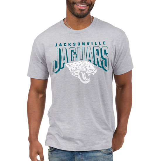 Picture of Junk Food Clothing x NFL - Jacksonville Jaguars - Bold Logo - Unisex Adult Short Sleeve Fan T-Shirt for Men and Women - Size Small